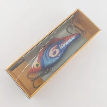 Rapala Rattl'n RAP 07 Valvoline, 16g, Rosso e Blu, Esca Lipless #24079