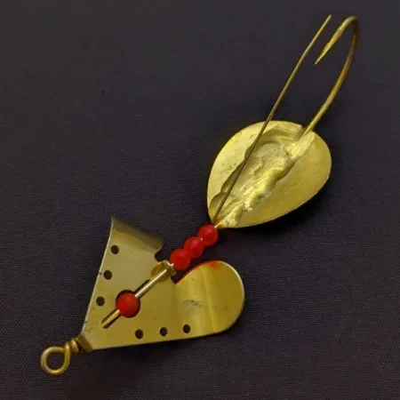 Lindy Skitter-Buzz Weedless, 7g, Rosso/Oro, Esca Anti-incaglio #24094