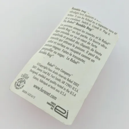 Rebel Bumble Bug, 3g, Bumble Bug, Esca Galleggiante #24098