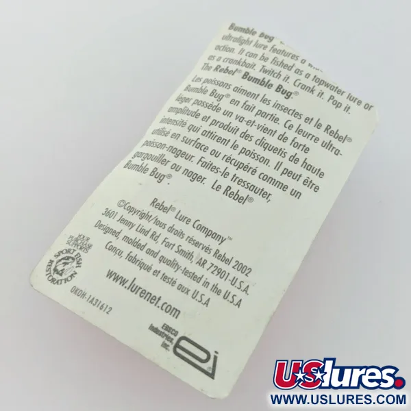 Rebel Bumble Bug, 3g, Bumble Bug, Esca Galleggiante #24098