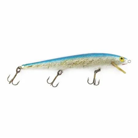 Rebel Floater F12, 9g, Argento/Blu, Minnow galleggiante #24105