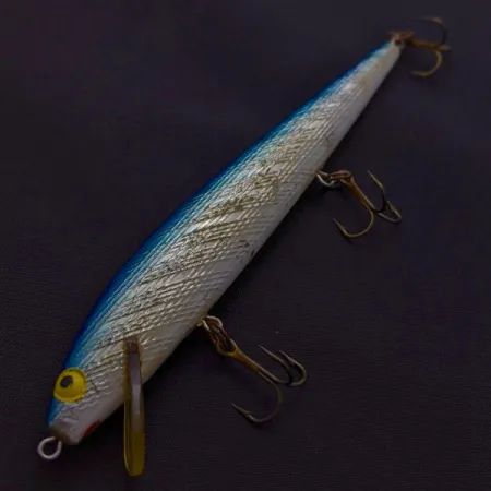 Rebel Floater F12, 9g, Argento/Blu, Minnow galleggiante #24105