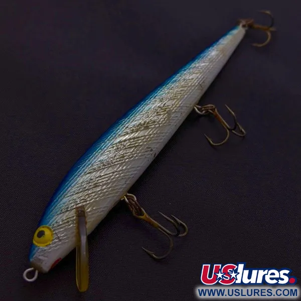 Rebel Floater F12, 9g, Argento/Blu, Minnow galleggiante #24105
