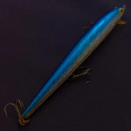 Rebel Floater F12, 9g, Argento/Blu, Minnow galleggiante #24105