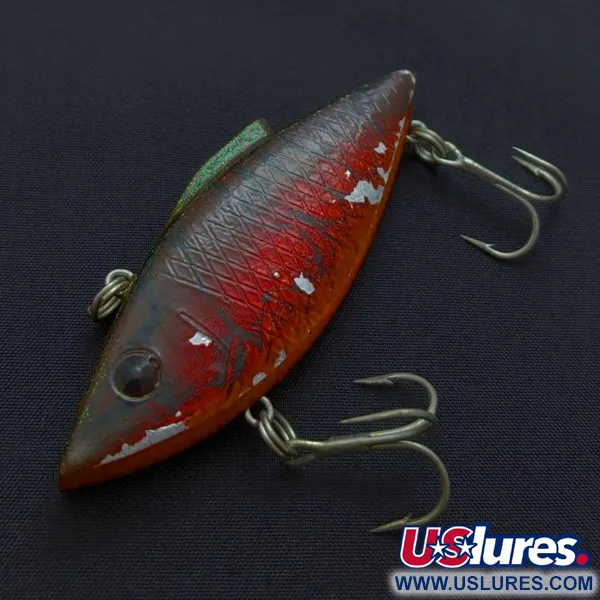 Bill Lewis Rat-L-Trap, 14g, Rosso metallizzato/Nero, Lipless Crankbait #24106