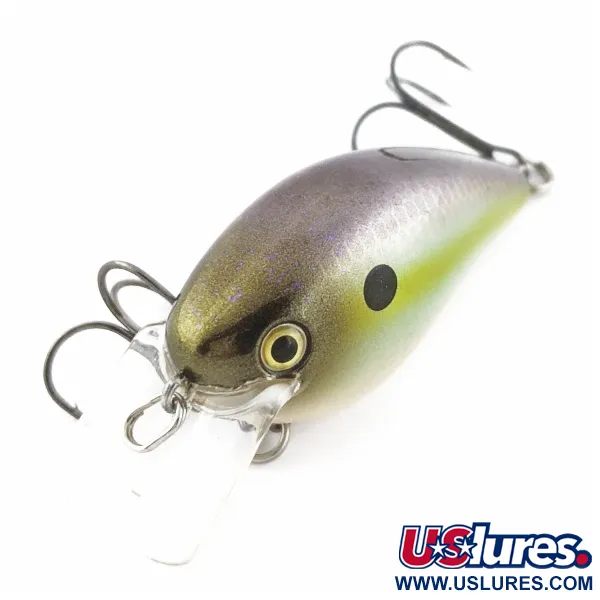 Strike King KVD 1.5, 12g, Olive Sexy Shad, Crankbait Silent #24145