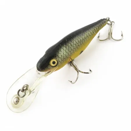 Rebel Double Deep Shad, 5g, Marrone/Giallo, Crankbait Deep Diver #24155