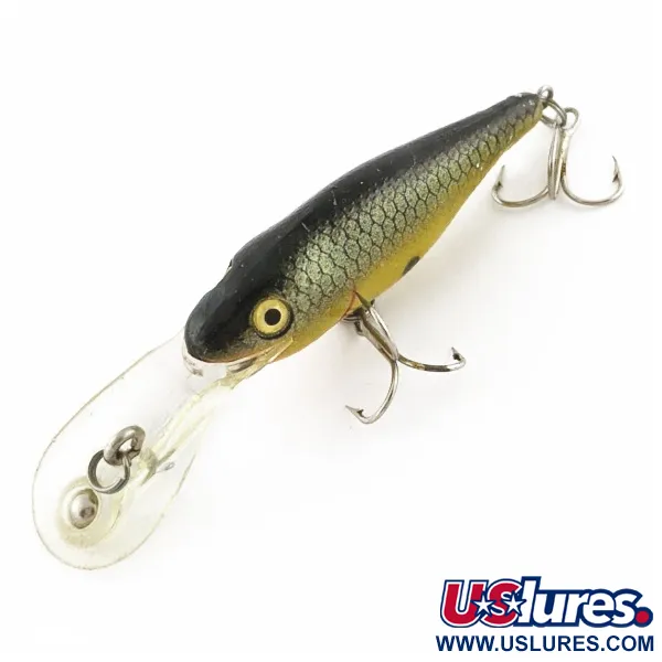 Rebel Double Deep Shad, 5g, Marrone/Giallo, Crankbait Deep Diver #24155