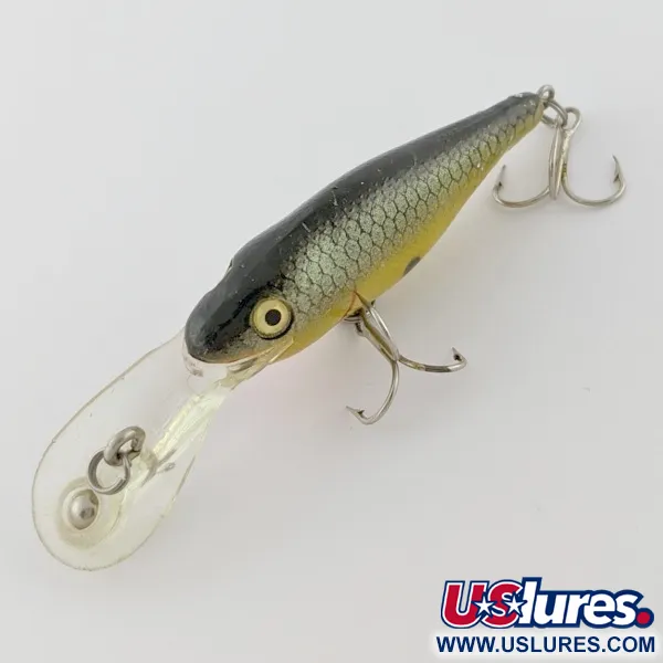 Rebel Double Deep Shad, 5g, Marrone/Giallo, Crankbait Deep Diver #24155