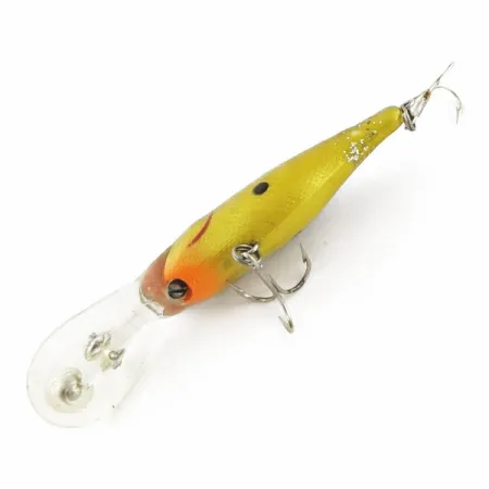 Rebel Double Deep Shad, 5g, Marrone/Giallo, Crankbait Deep Diver #24155
