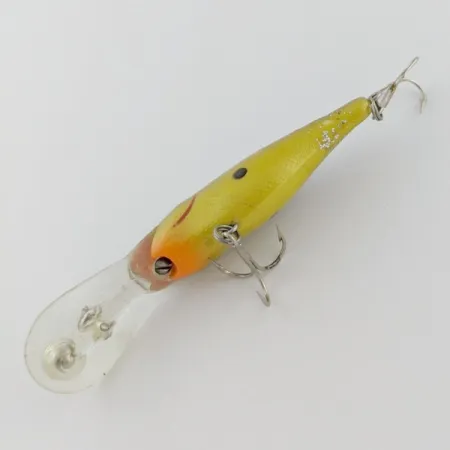 Rebel Double Deep Shad, 5g, Marrone/Giallo, Crankbait Deep Diver #24155