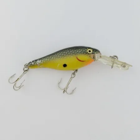 Rebel Double Deep Shad, 5g, Marrone/Giallo, Crankbait Deep Diver #24155