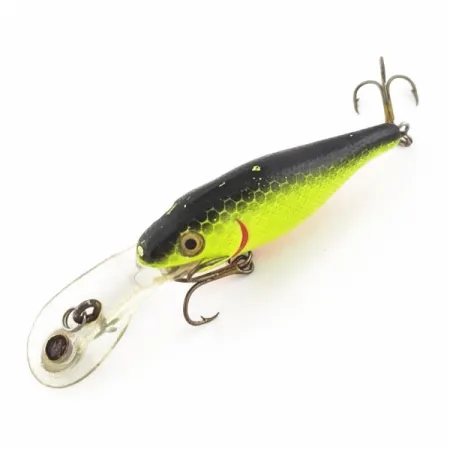 Rebel Double Deep Shad, 5g, Chartreuse, Esca Shad Deep Diver #24156