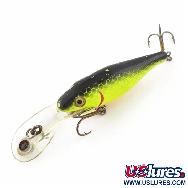 Rebel Double Deep Shad, 5g, Chartreuse, Esca Shad Deep Diver #24156