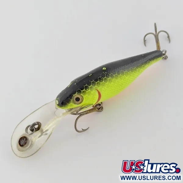 Rebel Double Deep Shad, 5g, Chartreuse, Esca Shad Deep Diver #24156