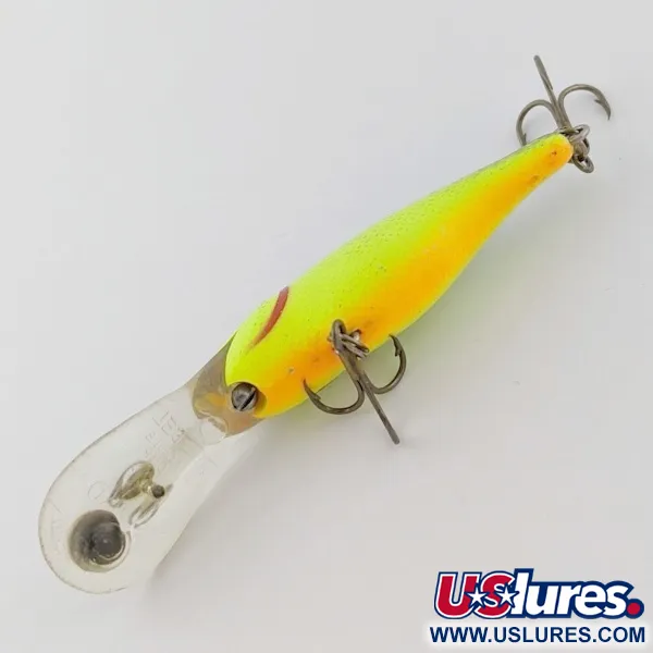 Rebel Double Deep Shad, 5g, Chartreuse, Esca Shad Deep Diver #24156