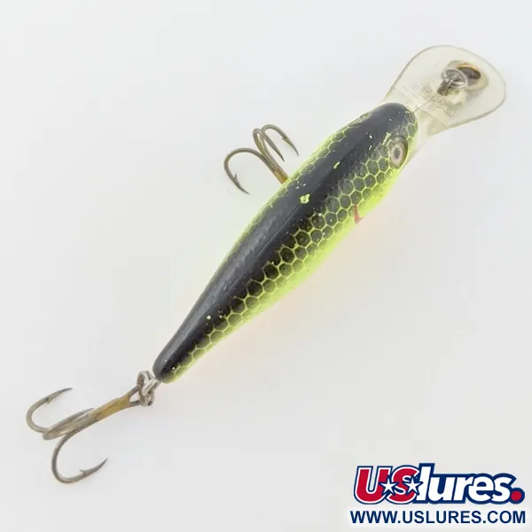 Rebel Double Deep Shad, 5g, Chartreuse, Esca Shad Deep Diver #24156