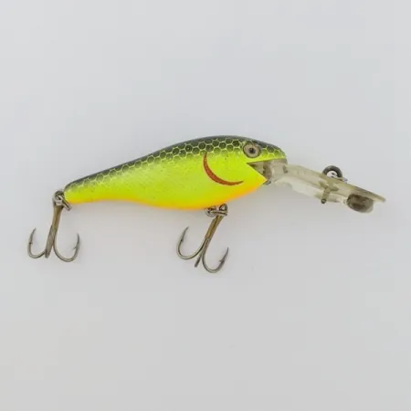 Rebel Double Deep Shad, 5g, Chartreuse, Esca Shad Deep Diver #24156