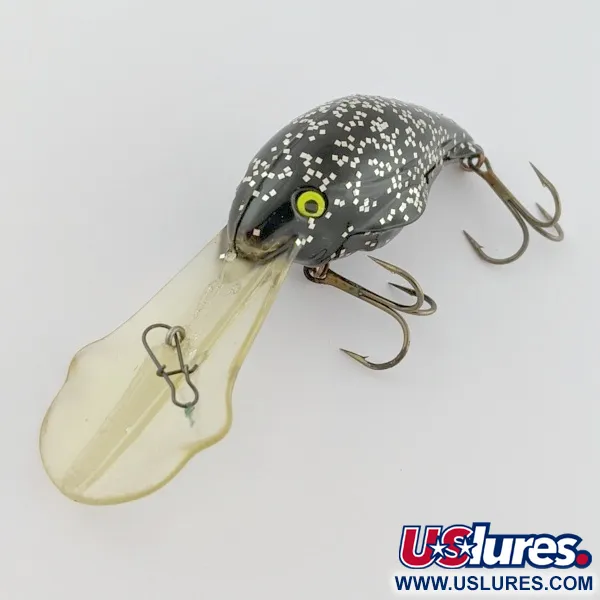Luhr Jensen Hot Lips Express, Black Glitter, 11g, Crankbait Deep Diver #24157