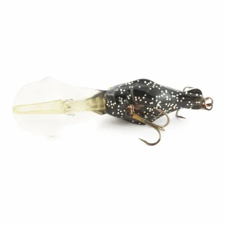 Luhr Jensen Hot Lips Express, Black Glitter, 11g, Crankbait Deep Diver #24157