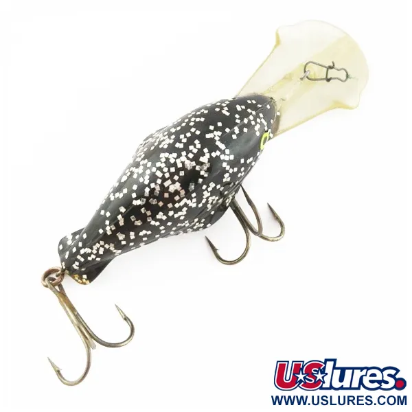 Luhr Jensen Hot Lips Express, Black Glitter, 11g, Crankbait Deep Diver #24157