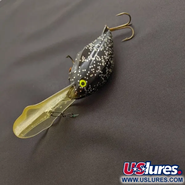 Luhr Jensen Hot Lips Express, Black Glitter, 11g, Crankbait Deep Diver #24157