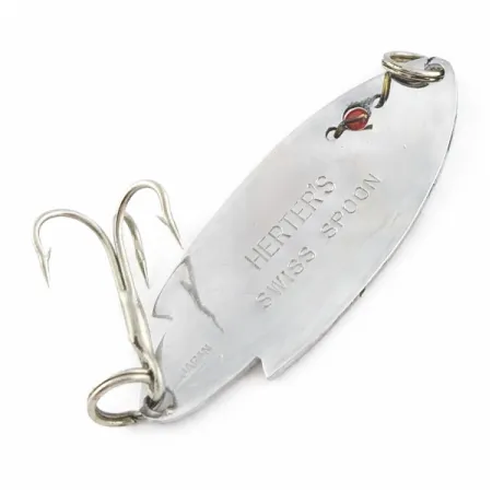 Herter's Swiss Spoon, 7g Nichel/Occhi Rossi, Ondulante #24161