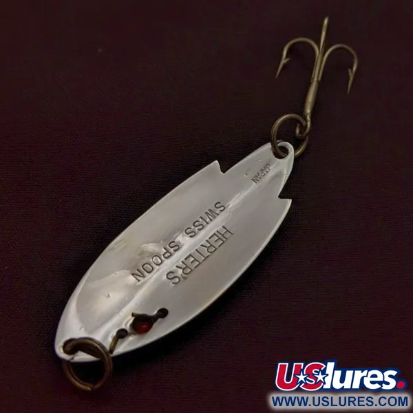 Herter's Swiss Spoon, 7g Nichel/Occhi Rossi, Ondulante #24161