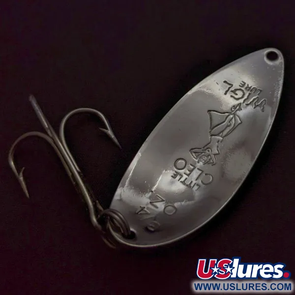 Little Cleo (Hula Girl), Nichel/Blu, 21g, Cucchiaino Ondulante #24174