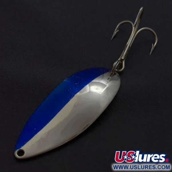 Little Cleo (Hula Girl), Nichel/Blu, 21g, Cucchiaino Ondulante #24174