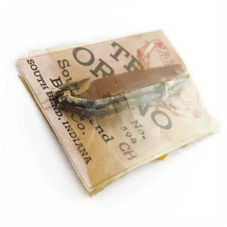 South Bend Trix-Oreno 594, argento/rosso 2g, ondulante per canna da mosca #24177