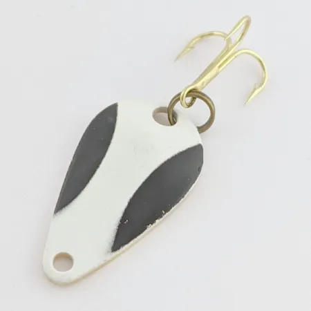 Acme K.O. Wobbler, 3,5g Bianco/Nero/Oro, Cucchiaino Ondulante #24191