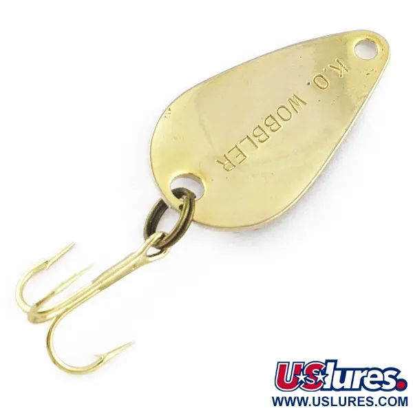 Acme K.O. Wobbler, 3,5g Bianco/Nero/Oro, Cucchiaino Ondulante #24191