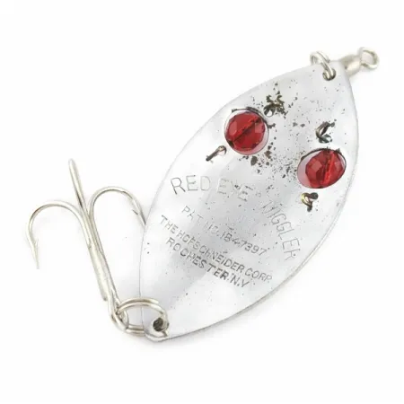 Hofschneider Red Eye Wiggler, 25g Nichel/Rosso, Ondulante #24196