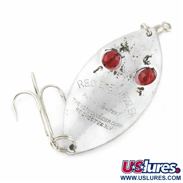 Hofschneider Red Eye Wiggler, 25g Nichel/Rosso, Ondulante #24196