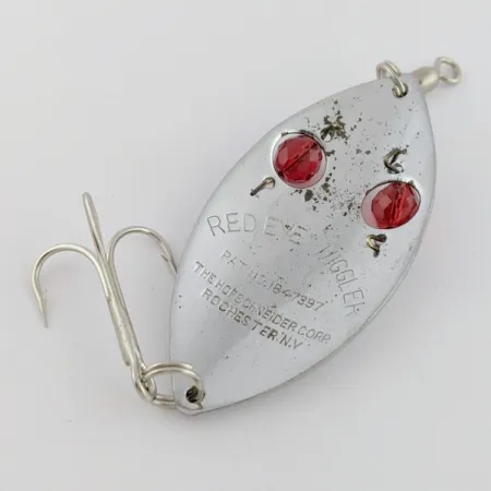 Hofschneider Red Eye Wiggler, 25g Nichel/Rosso, Ondulante #24196