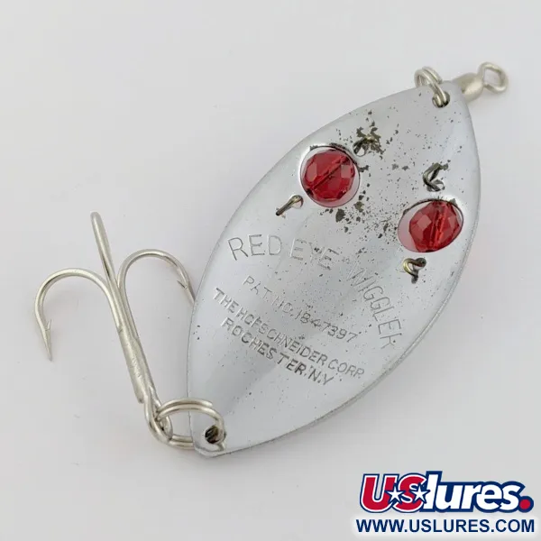 Hofschneider Red Eye Wiggler, 25g Nichel/Rosso, Ondulante #24196