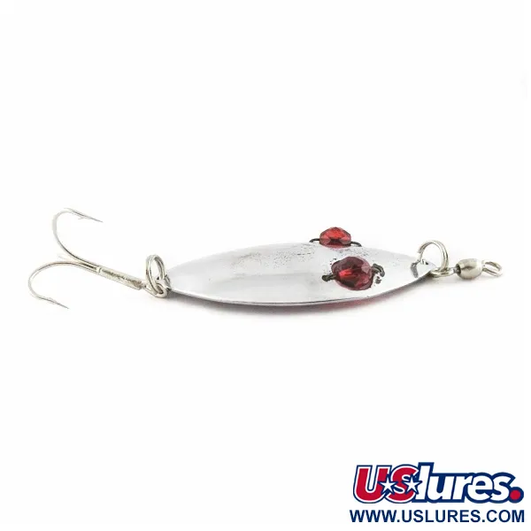 Hofschneider Red Eye Wiggler, 25g Nichel/Rosso, Ondulante #24196