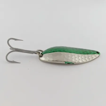 Eppinger Dardevle Devle Dog, 21 g Nichel/Verde, Cucchiaino Ondulante #24199