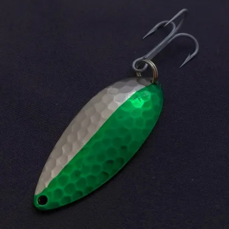 Eppinger Dardevle Devle Dog, 21 g Nichel/Verde, Cucchiaino Ondulante #24199