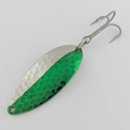 Eppinger Dardevle Devle Dog, 21 g Nichel/Verde, Cucchiaino Ondulante #24199