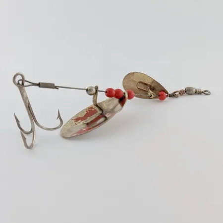 Weller June-Bug, 8g argento/oro, cucchiaino rotante vintage #24206