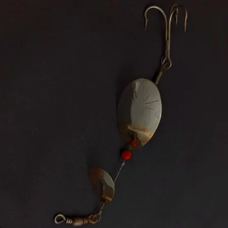 Weller June-Bug, 8g argento/oro, cucchiaino rotante vintage #24206