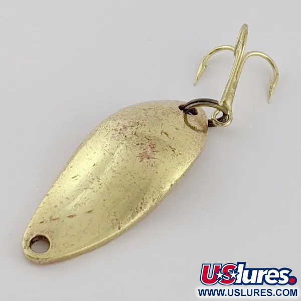 Luhr Jensen Lil' Kroc (Krocodile Stubby), 4,5g, Ottone, Cucchiaino Ondulante #24208