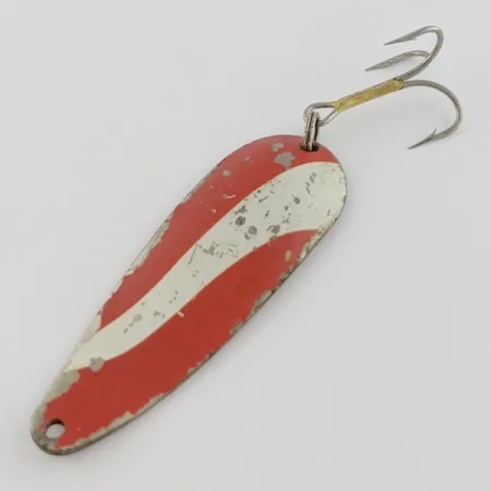 Weber Gypsy King 0, 11g Nichel Rosso-Bianco, Cucchiaino Ondulante #24209