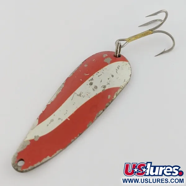 Weber Gypsy King 0, 11g Nichel Rosso-Bianco, Cucchiaino Ondulante #24209