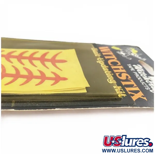 Witchcraft Witchstix Bait Update Kit, Olografico Rosso Impermeabile, Adesivi per Esche #24256