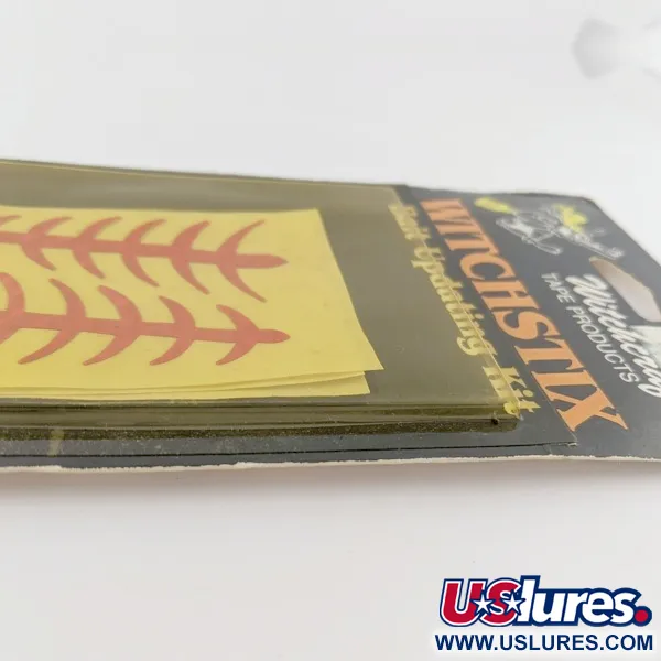 Witchcraft Witchstix Bait Update Kit, Olografico Rosso Impermeabile, Adesivi per Esche #24256