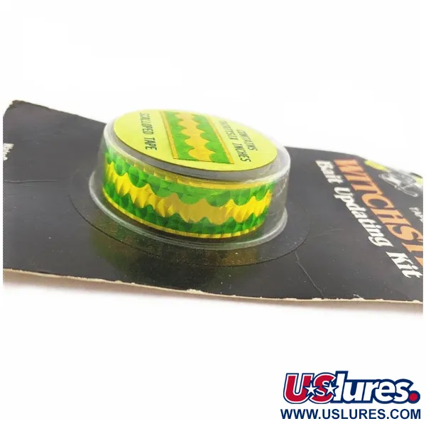 Witchcraft Witchstix, ologramma giallo/verde, nastro smerlato per esche #24257