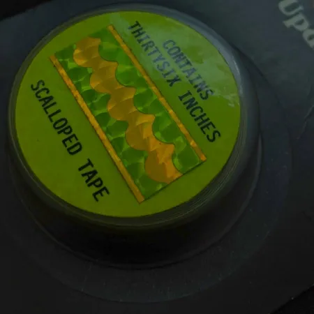 Witchcraft Witchstix, ologramma giallo/verde, nastro smerlato per esche #24257